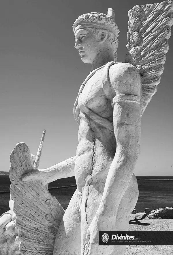 Dédale et Icare, représentation mythologique