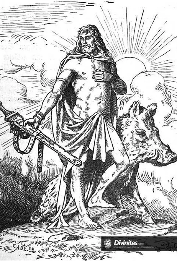 Freyr, représentation mythologique