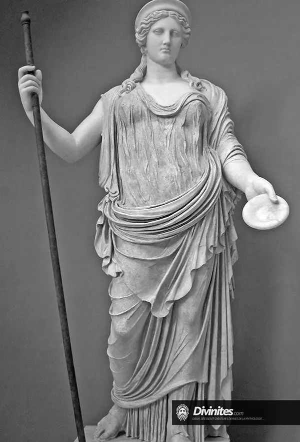 Hestia, représentation mythologique