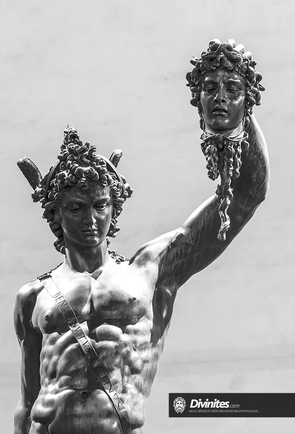 Persée et la Gorgone, représentation mythologique