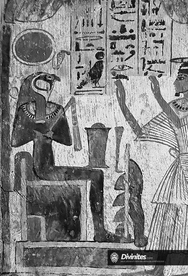 Rê (ou Râ), représentation mythologique