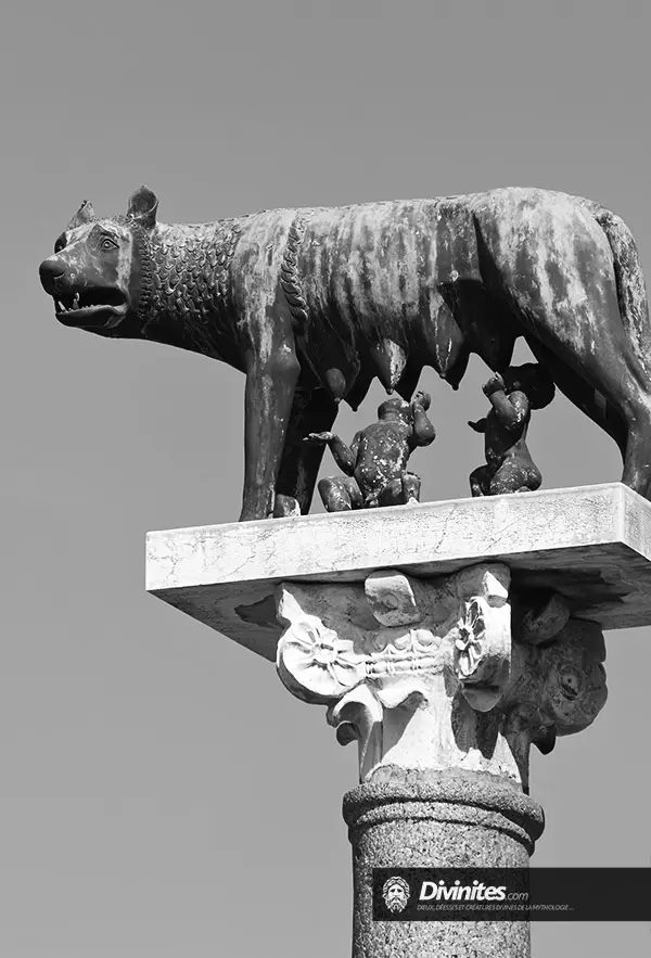 Rémus et Romulus, représentation mythologique