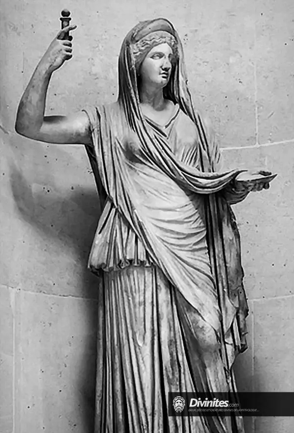 Vesta, représentation mythologique